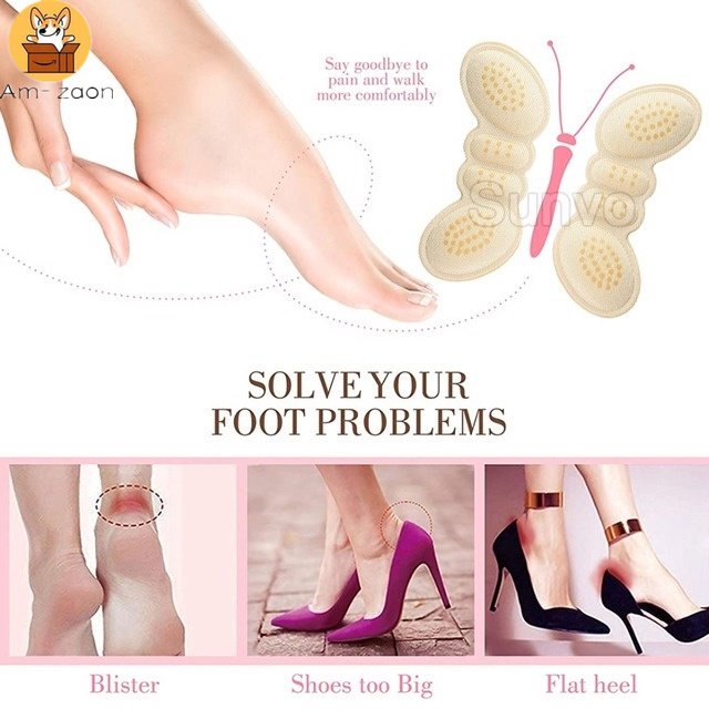 Miếng Dán Lót Giày Cao Gót Giảm Đau Có Thể Điều Chỉnh Kích Thước Dành Cho Nữ