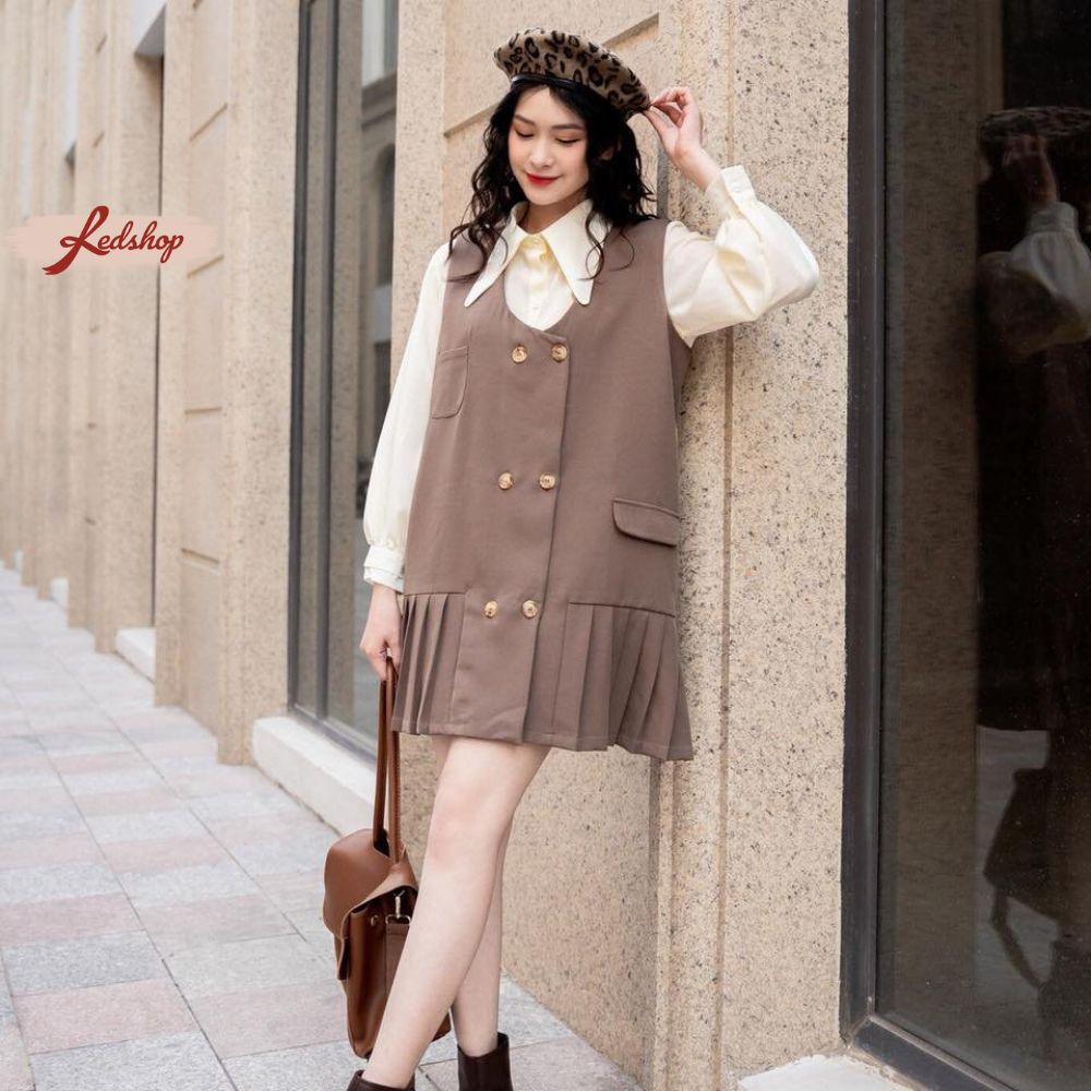 Váy, đầm công sở đi chơi thời trang Hàn Quốc Red Shop.official.store_29206,29205