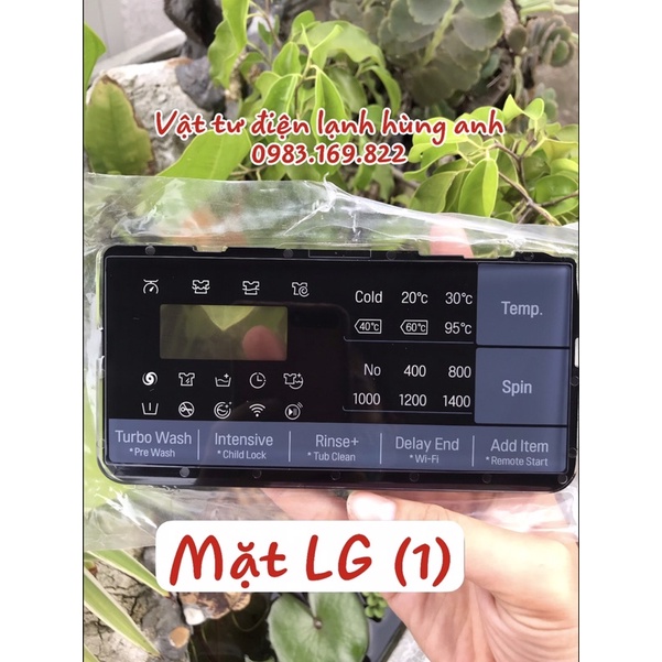 Mặt phím bấm cảm ứng máy giặt LG cửa ngang các loại  ,vật tư điện lạnh hùng anh