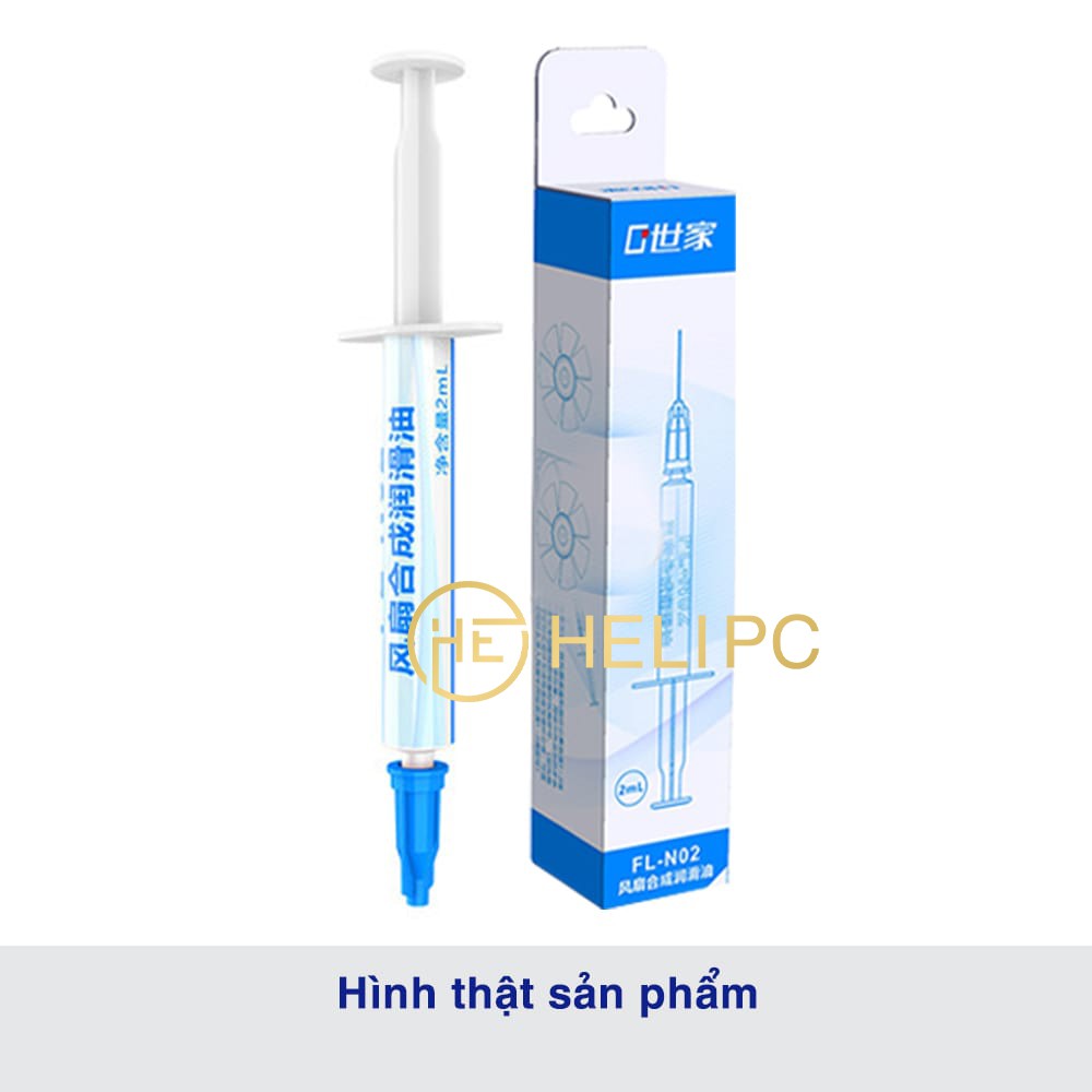 Dầu tra quạt tản nhiệt máy tính FL-N02 dầu bôi trơn mỡ bôi trơn 2ml