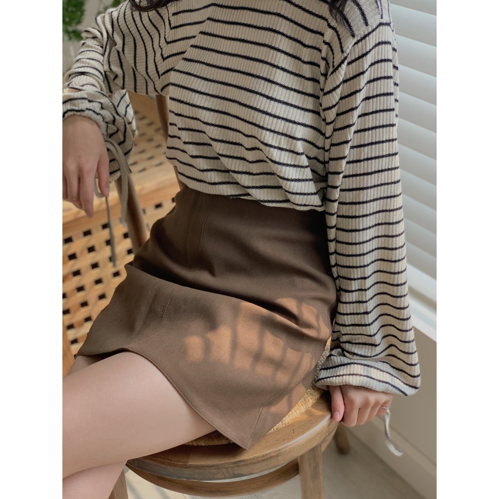 [Mã FADIRECT20 giảm 20K đơn 150K] Chân váy chữ A trơn 7621 SK82 1994CLOSET | BigBuy360 - bigbuy360.vn