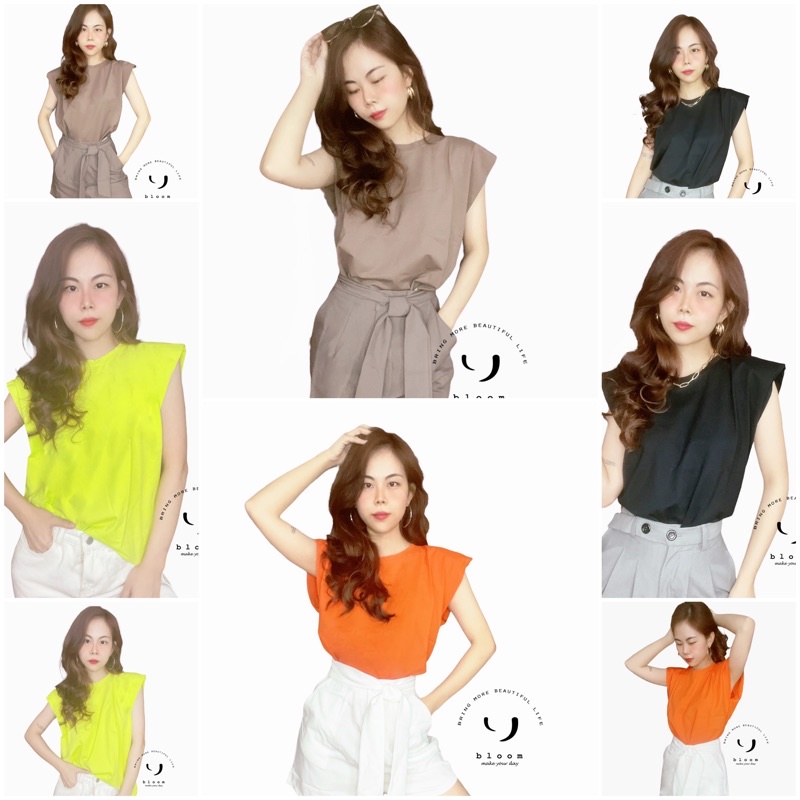 Áo thun Iclassic basic độn vai thời trang hiện đại, trẻ trung và thời thượng