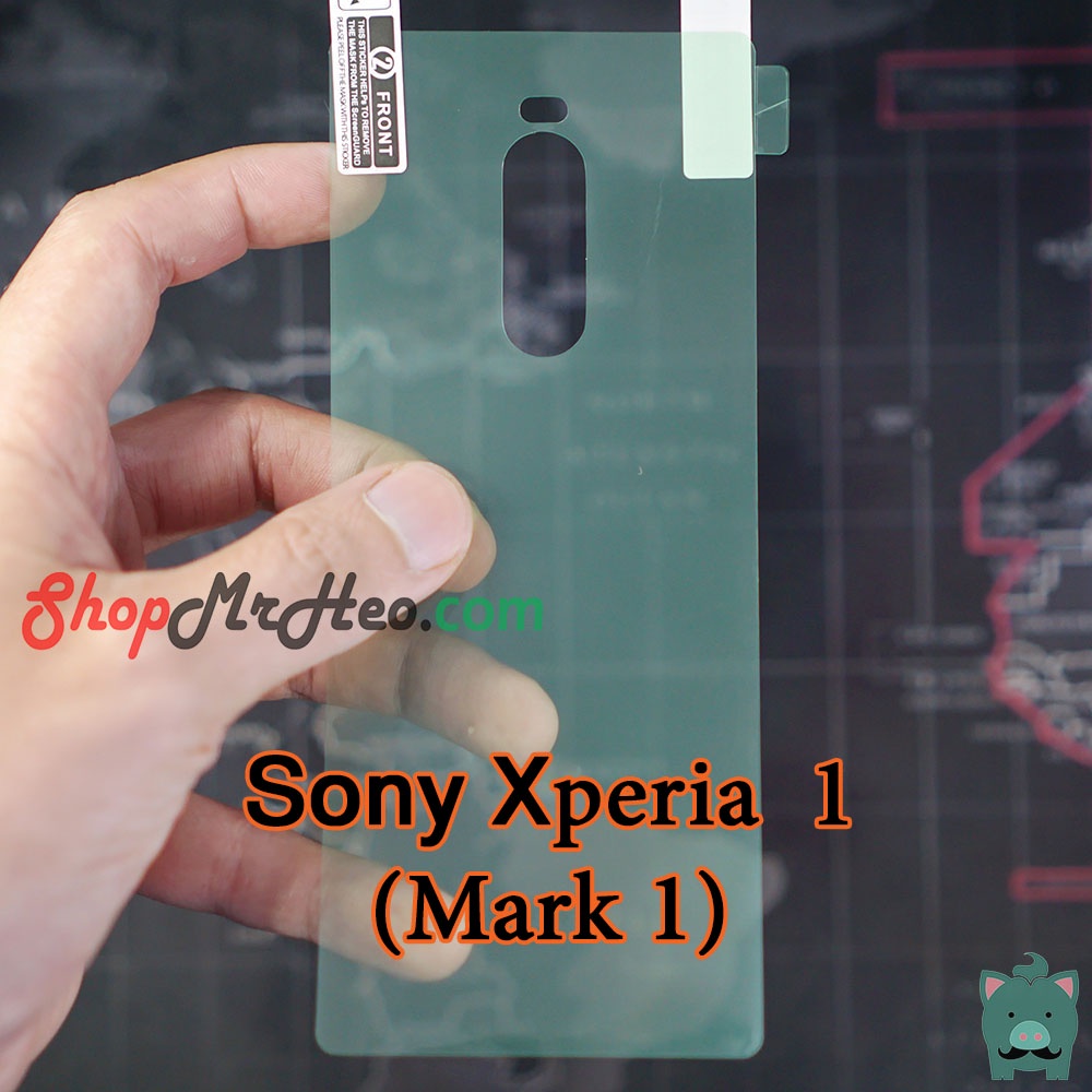 Dán Dẻo PPF Full Mặt Sau Lưng Sony Xperia 1 - Sony 1 II  - Sony 1 III  - Trong và Nhám