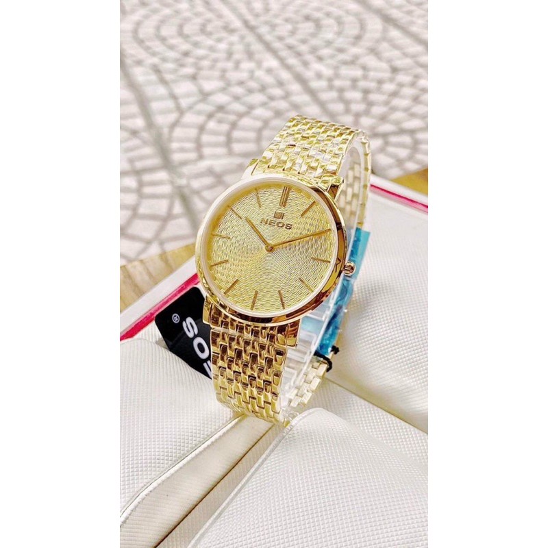Đồng hồ nam NEOS 2 kim siêu mỏng