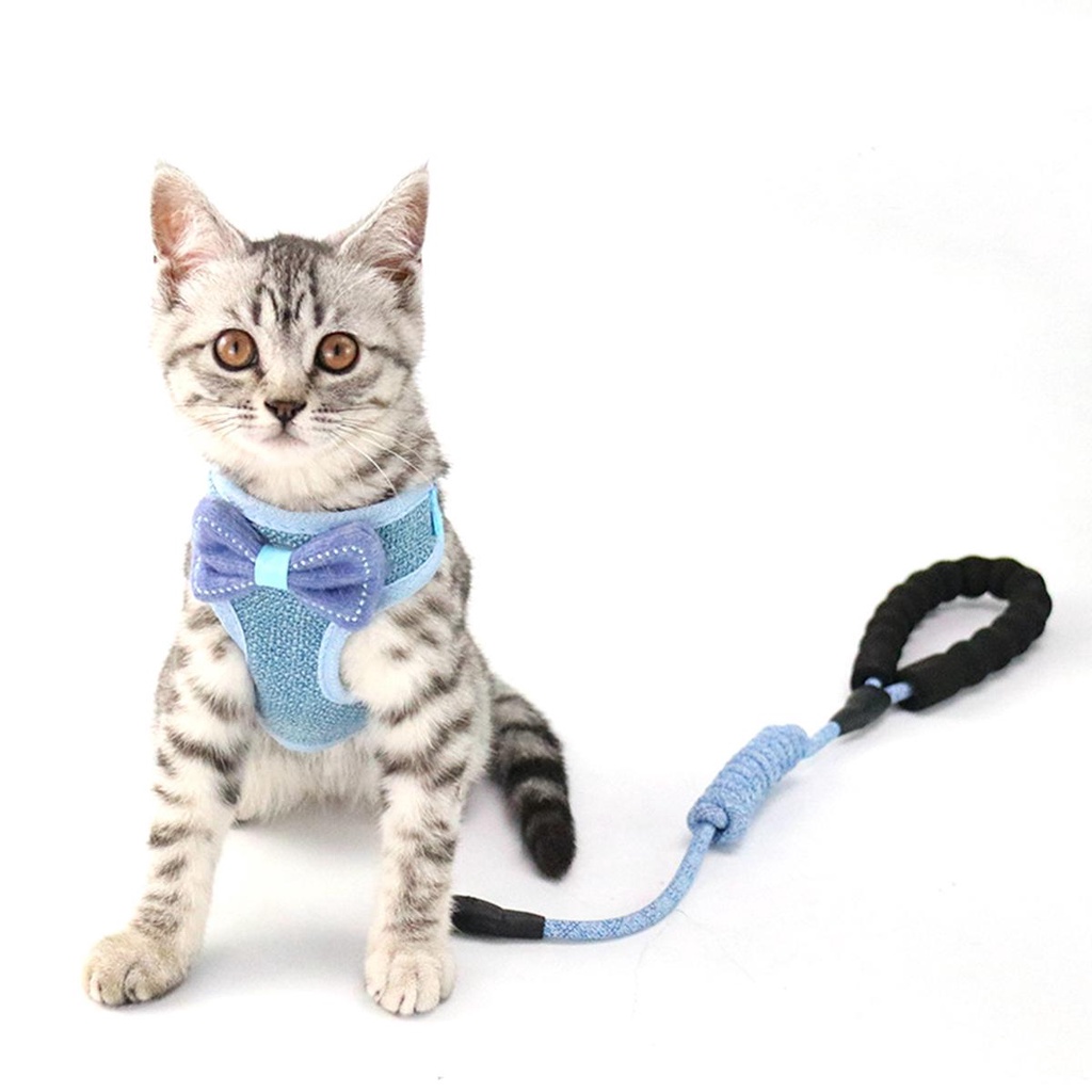 Vòng Cổ Nơ Lưới Xinh Xắn Cho Thú Cưng