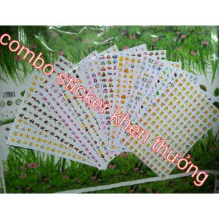 STICKER KHEN THƯỞNG (mix mẫu)