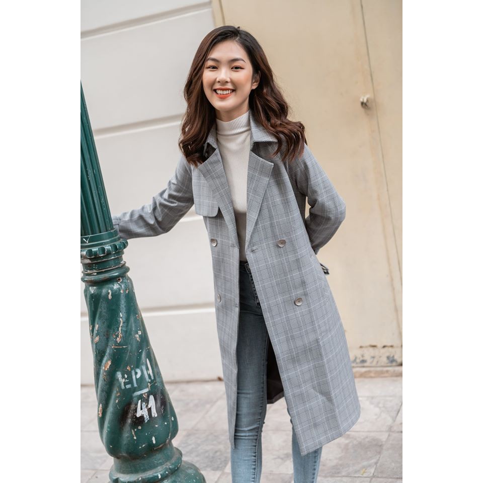 MAIIMER - Áo Khoác Trench Coat Hebe