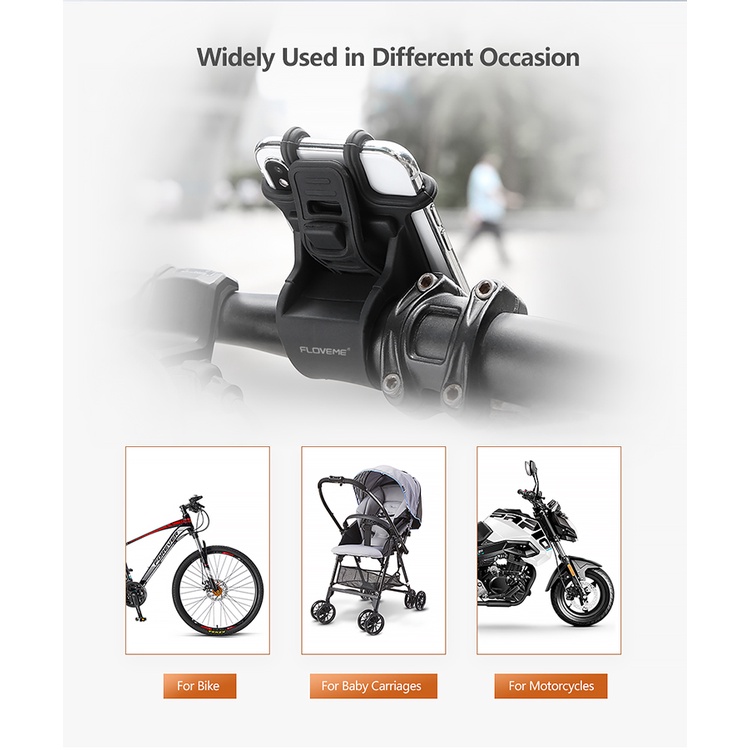 Giá Đỡ Điện Thoại Gắn Xe Đạp / Mô Tô Tiện Dụng Chất Lượng Cao