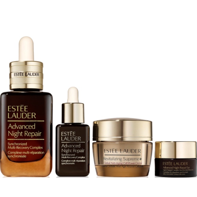 Set dưỡng da Estee Lauder 4-PC NIGHTTIME REPAIR + FIRM + HYDRATE value