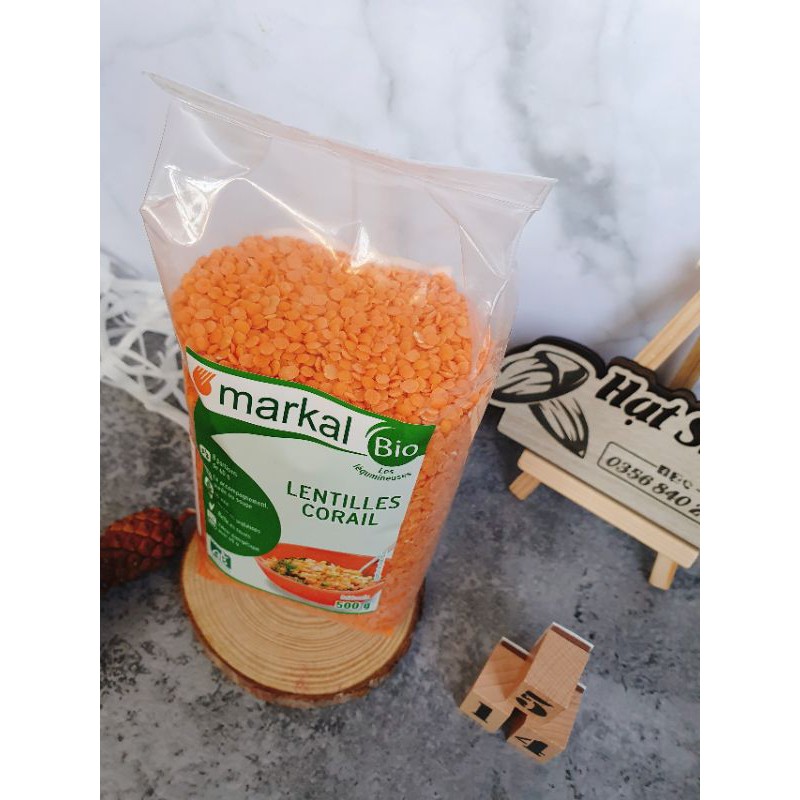 ĐẬU LĂNG ĐỎ CAM SAN HÔ HỮU CƠ MARKAL