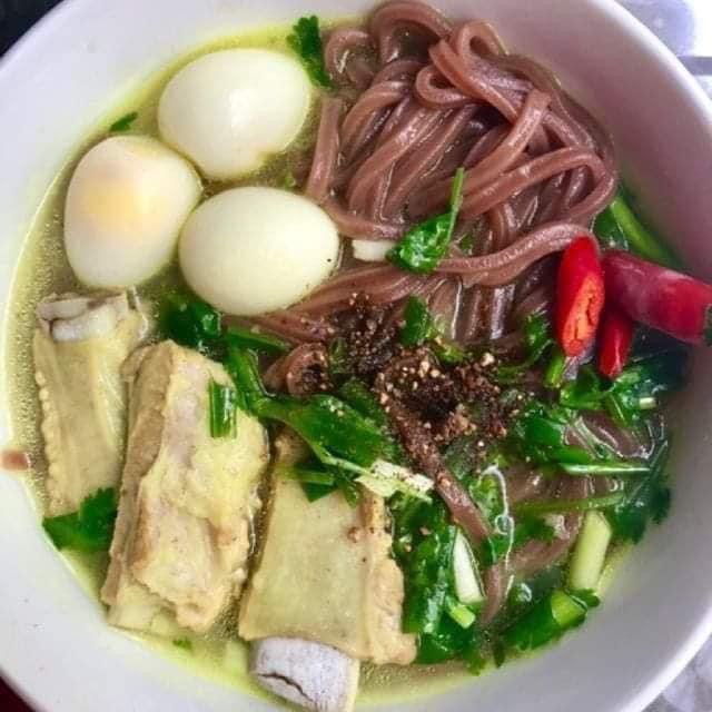 Hủ Tiếu Gạo Lứt Hữu Cơ eat clean Bích Chi hộp 200gram