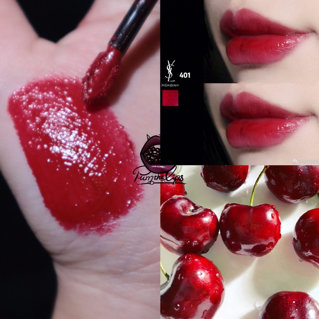 Son kem YSL Vinyl Cream Lip Stain màu 401