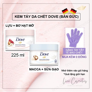 (Sẵn)Bản Đức - Tẩy da chết toàn thân Dove Exfoliating body polish