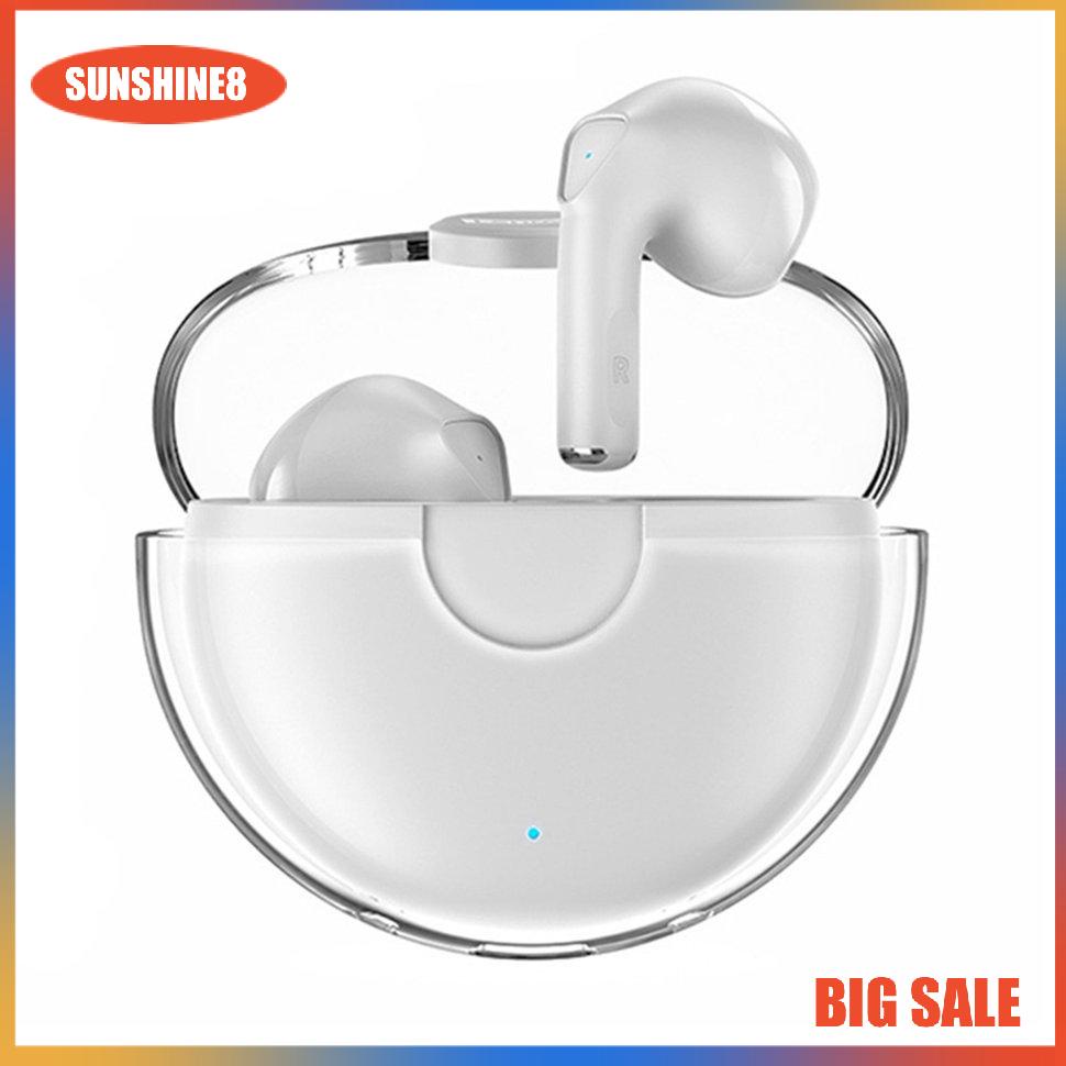 【SUN】LP80 Wireless Earphone Space Capsule Earbuds 3D Stereo Bass Headsets