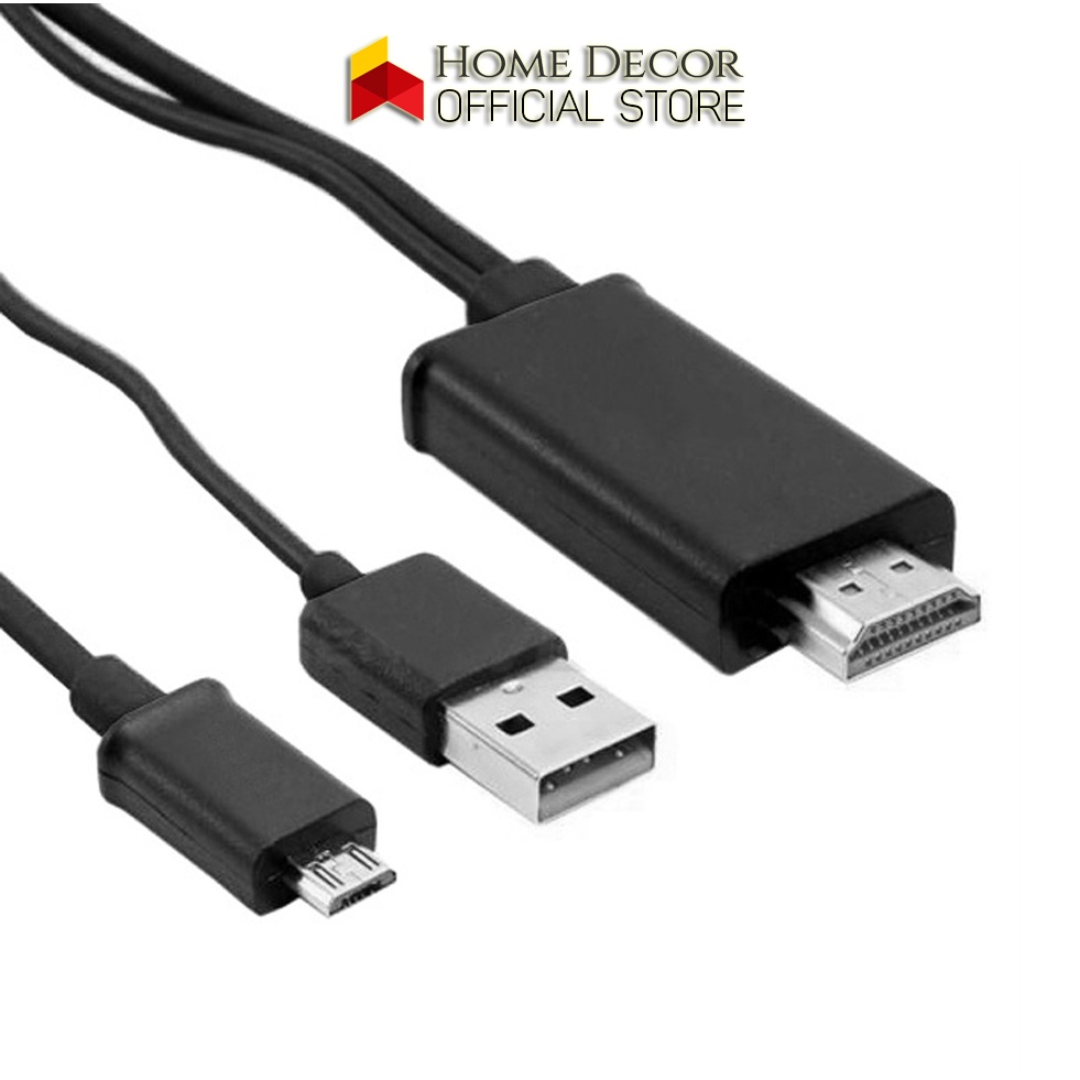 Cáp MHL Micro USB To HDMI TV Adapter Cho Điện Thoại Di Động, Máy Tính Bảng Android 11 Pin HOMESTORE