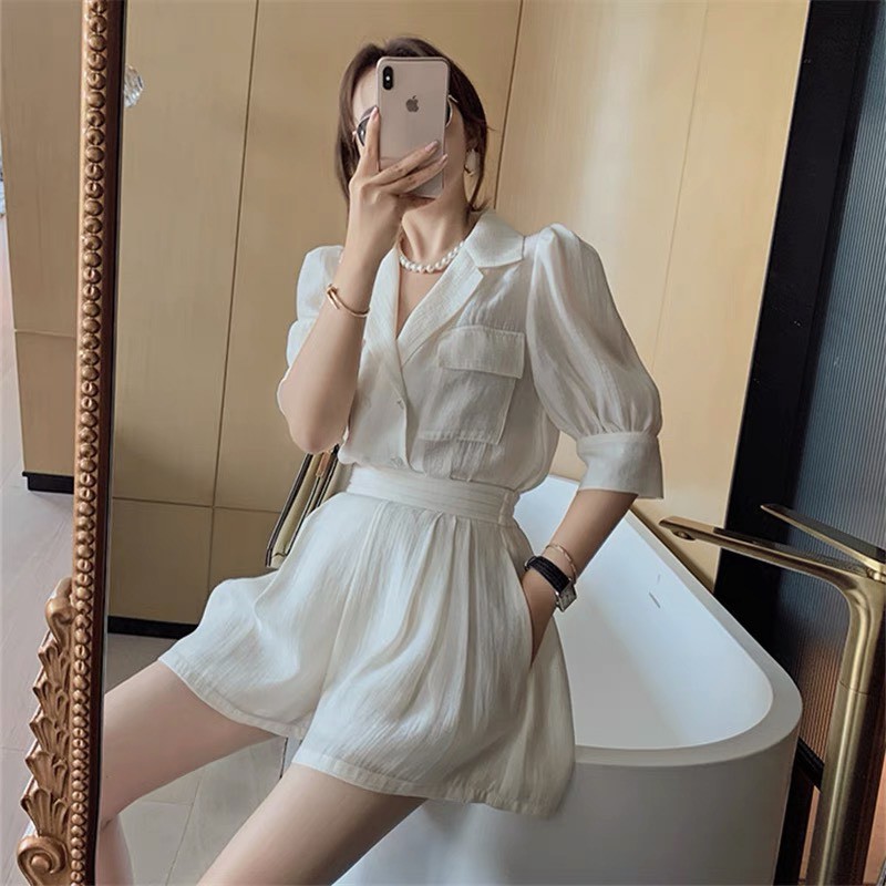 SET BỘ VEST NỮ 2 MÀU MIX QUẦN SHORT