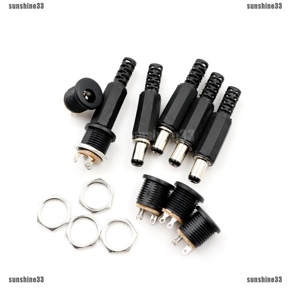 Set 10 Đầu Nối 5.5mm x 2.1mm DC