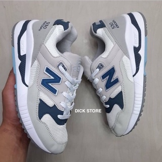 >ảnh thật-hàng thật< giày sneaker n 530 trắng xanh nữ