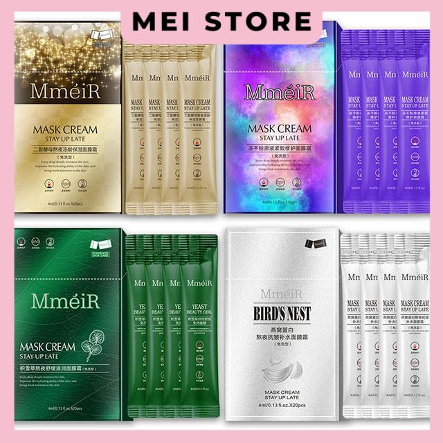 Hộp 20 Gói Mặt Nạ Ngủ MméiR Mask Cream Stay Up Late Trắng Da Chống Lão Hóa