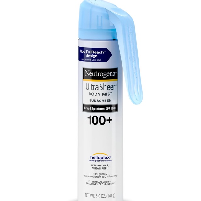 Xịt chống nắng Neutrogena Ultra Sheer Body Mist 100+ Dạng xịt 141g