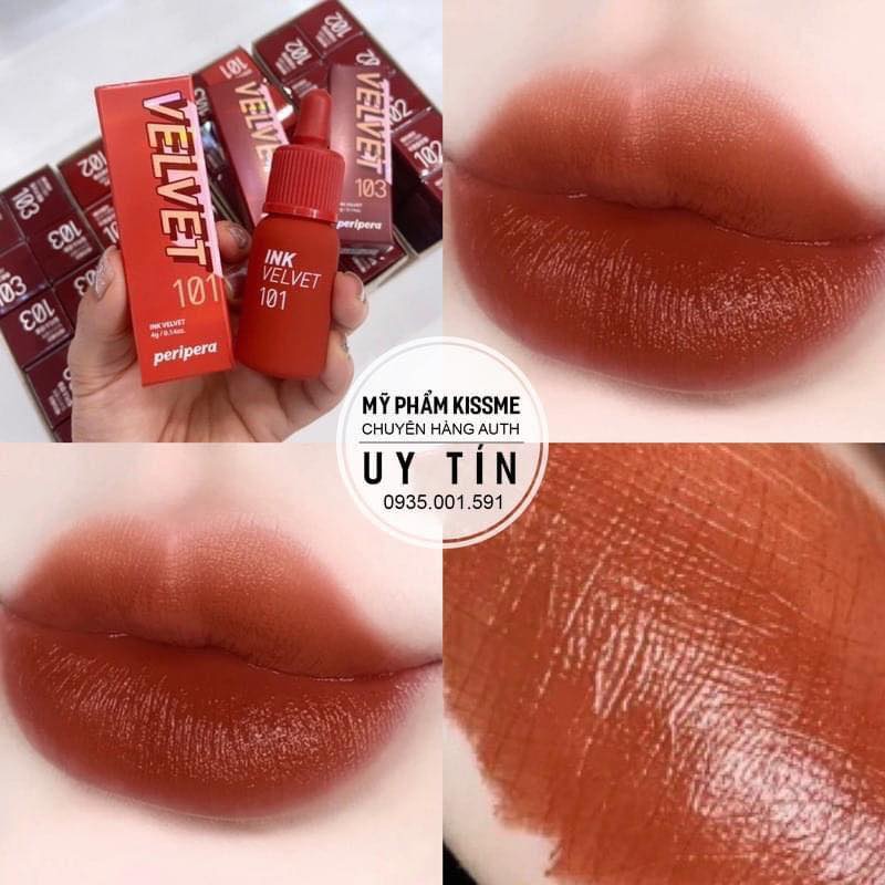 Son Ink Velvet Peripera Full Màu 2022