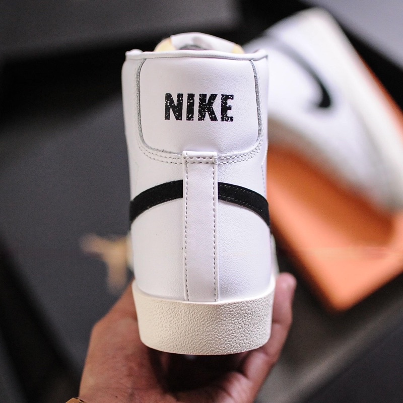Giày Sneaker Nike_Blazer Mid 77 Vintage White Black Cao, Thấp Cổ, Dáng Thể Thao Phối Màu đẹp Cao Cấp, full box