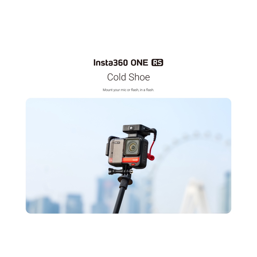 Giá Đỡ Mic Hoặc Đèn Flash Insta360 ONE RS Bền Nhẹ Và Di Động 8g