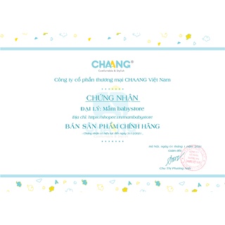 Áo gile thu đông Chaang cotton cho bé