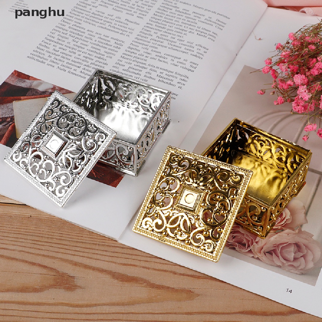 Hộp Đựng Kẹo Hình Vuông Bằng Nhựa