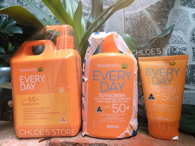 Kem chống nắng Woolworth Úc 500ml (đủ bill) | BigBuy360 - bigbuy360.vn