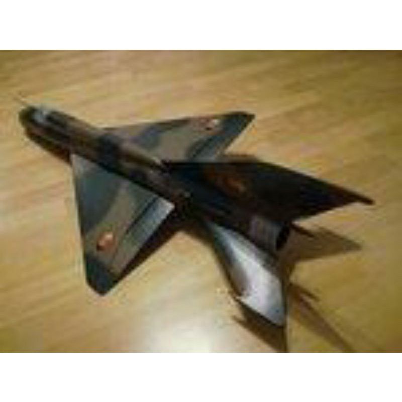 Bộ vỏ kit máy bay MiG-21 sải 55 cm Fan 50( tặng khung gỗ)