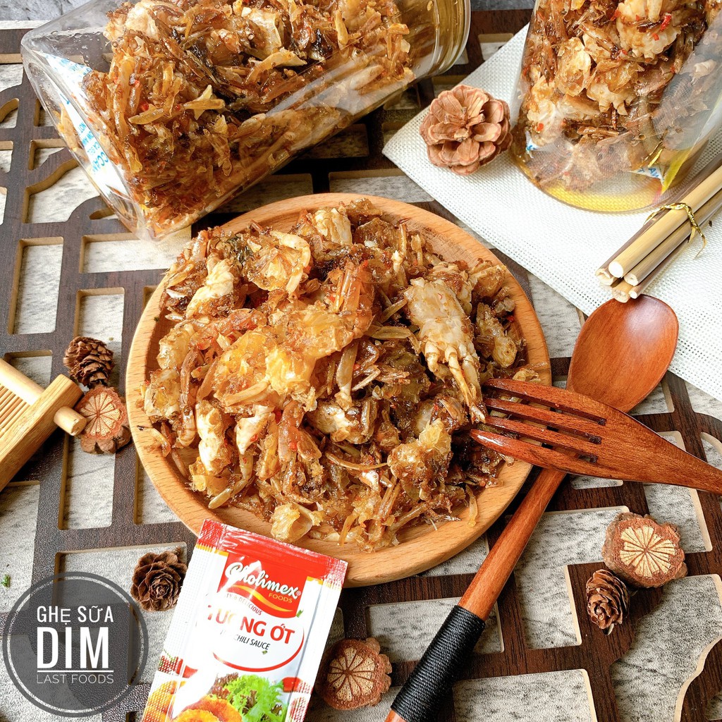 Ghẹ sữa rim gia vị hũ 250gr - Ăn vặt siêu ngon