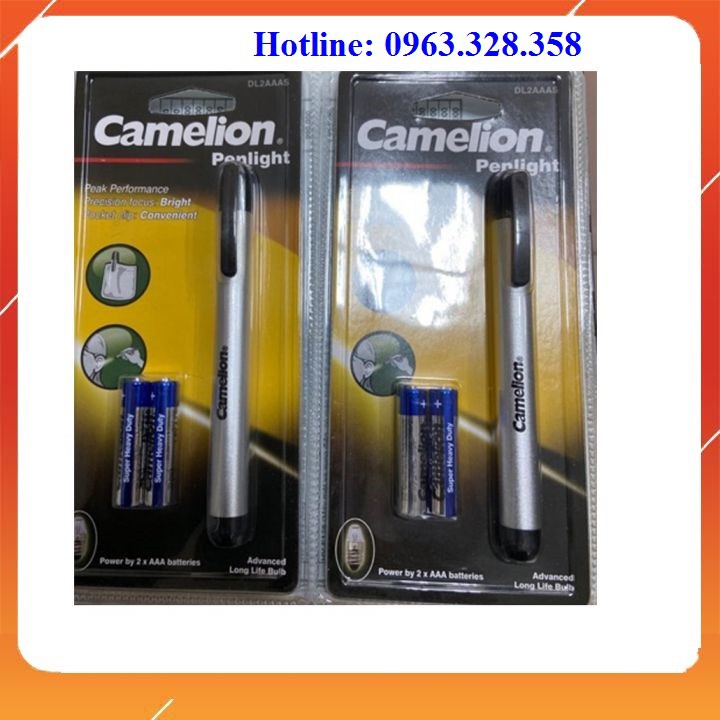 Đèn pin bút soi tai mũi họng, mắt camelion penlight ánh sáng vàng - siêu giảm giá