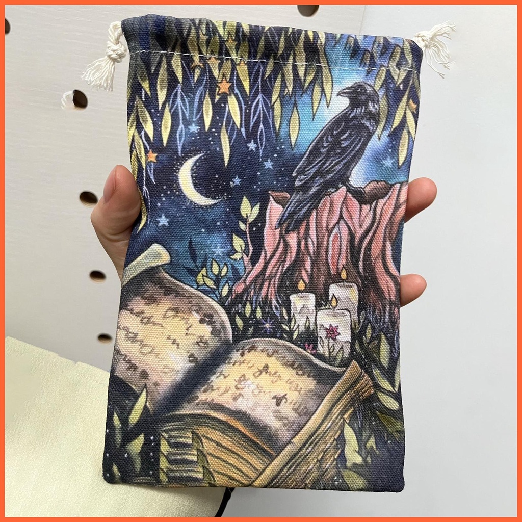 Túi Đựng Bài Tarot Oracle Màu Tối Tiện Dụng