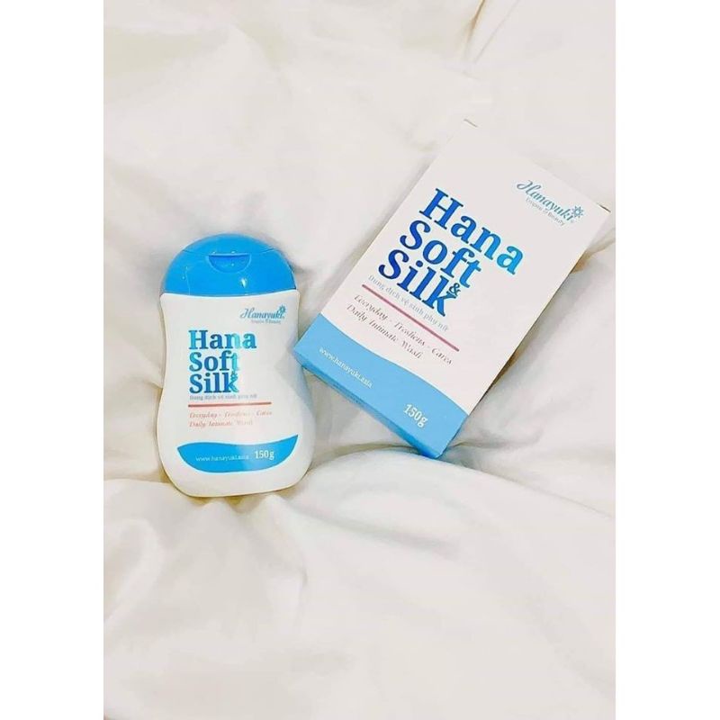 Dung Dịch Vệ Sinh Phụ Nữ, Nước Rửa Vùng Kín Hana Soft Silk 150g