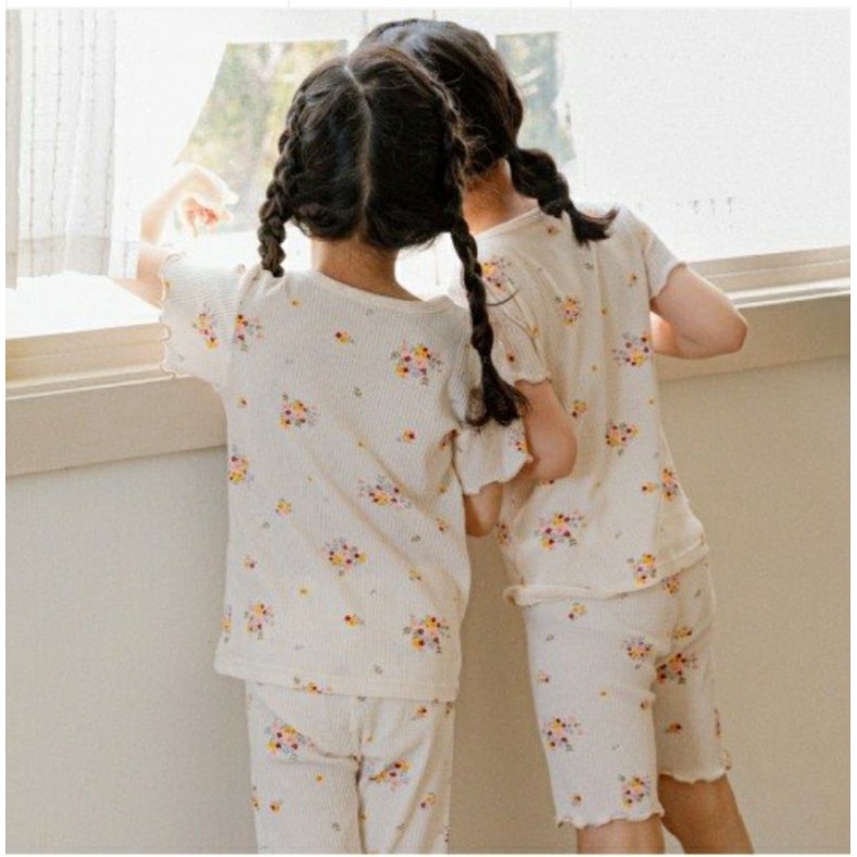 - Bộ cộc tay cotton gân mỏng Happybus VN xuất Hàn