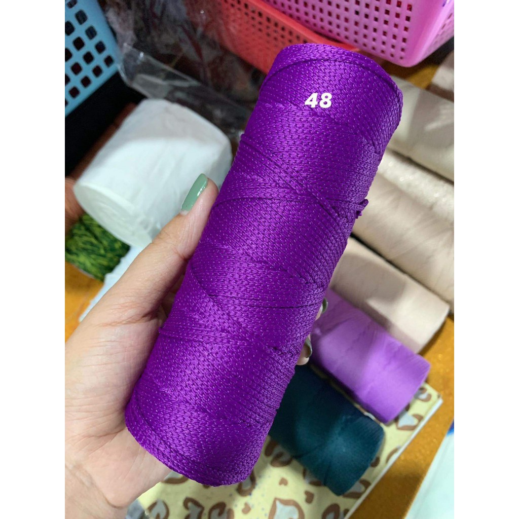 Combo  50 cuộn len nhung  đũa