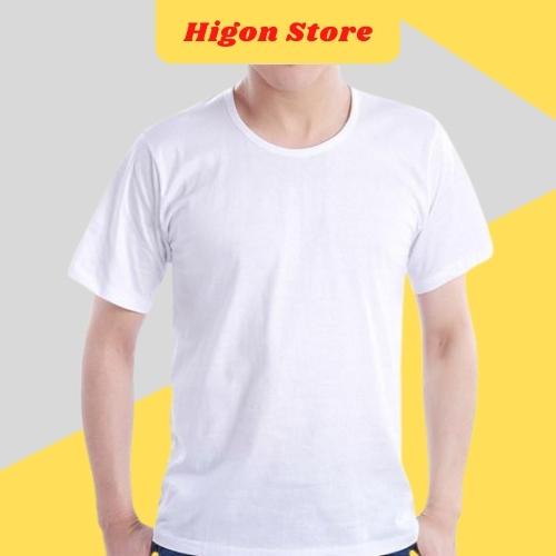 Áo 3 lỗ nam trắng trơn chất liệu cotton Higon thấm hút mồ hôi, áo sát nách nam HG-32