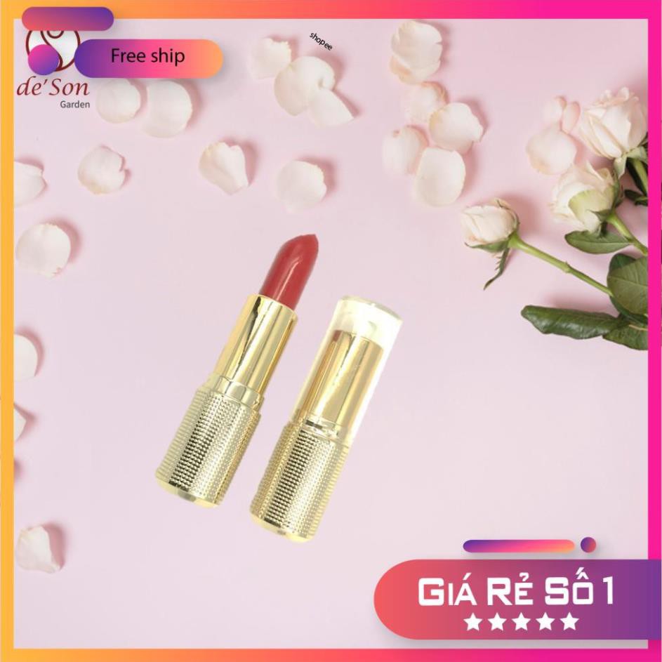 HGHG911 [Bb128] Son Thỏi Lì Handmade Không Chì Royal Luxury Matte Lipstick De' Son Garden Siêu Lì 5g Cực Hot 2020 TD09