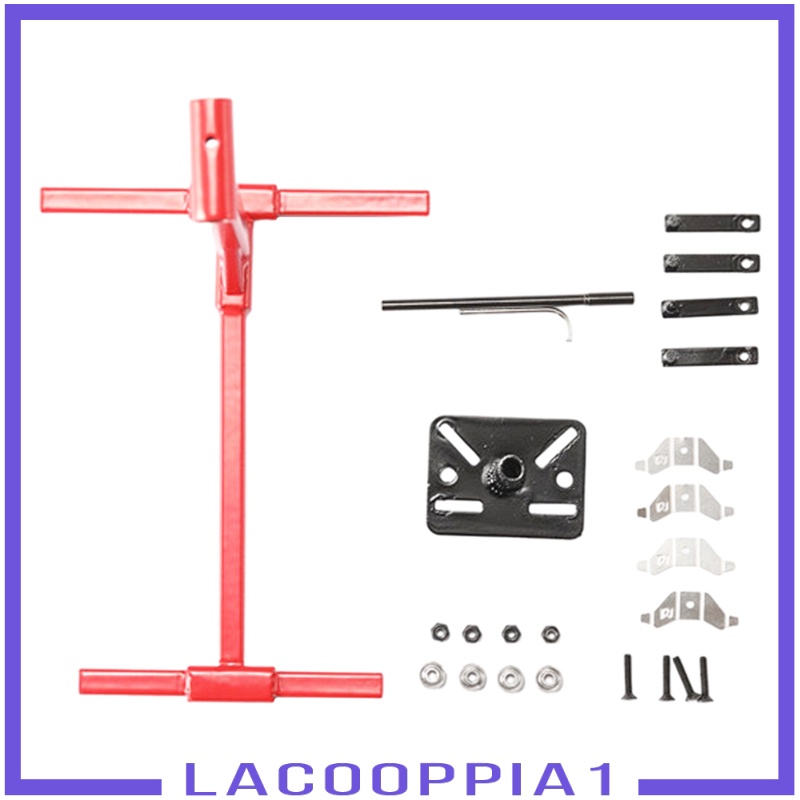 [LACOOPPIA1] Stainless Steel Engine Flip Rotary Repair Bracket Stand RC Accessories