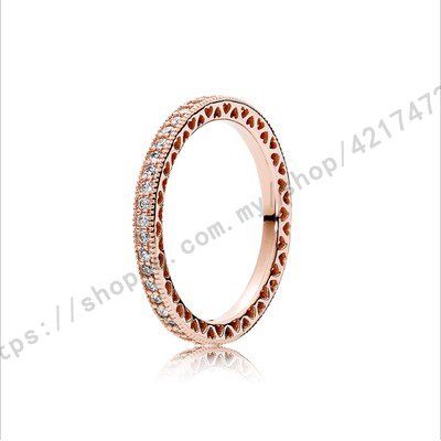 Nhẫn Pandora 190963 Cz mạ bạc S925 đính đá lấp lánh sang trọng