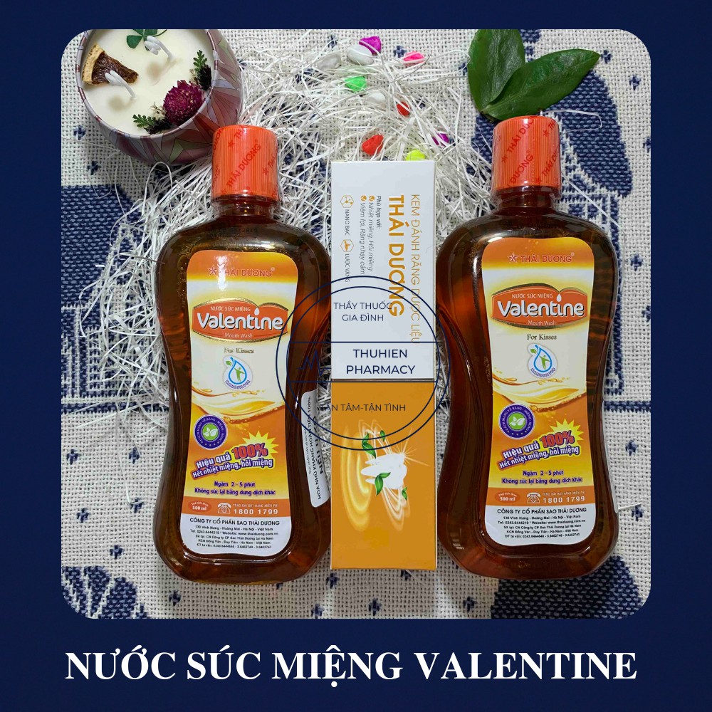 [Hàng chính hãng] NƯỚC SÚC MIỆNG VALENTINE