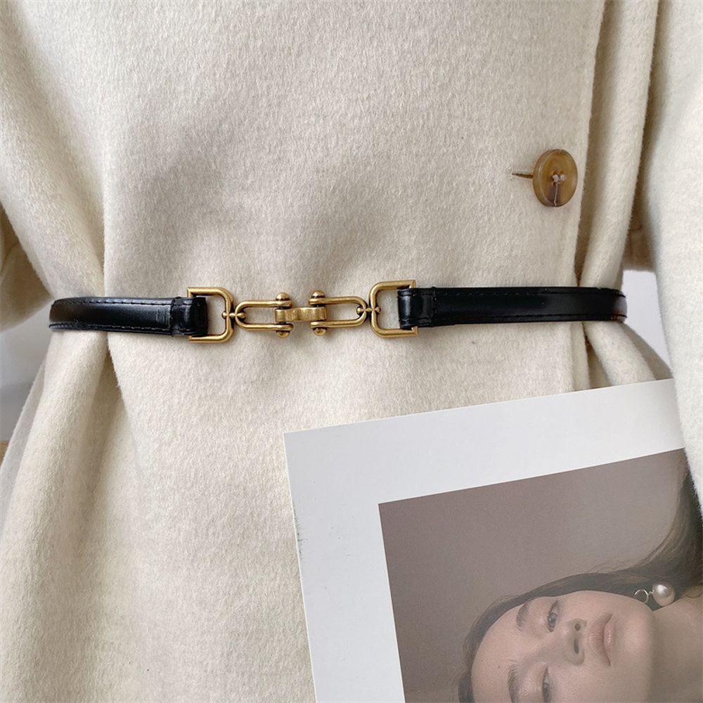 IVORY Thắt Lưng Nữ Kiểu Dáng Đơn Giản Phong Cách Retro
