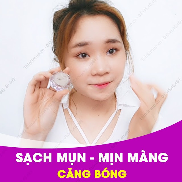 Combo Kem Mụn Hoa Đào size bé + Sữa Rửa Mặt Trà Xanh Hoa Đào ThinGroup