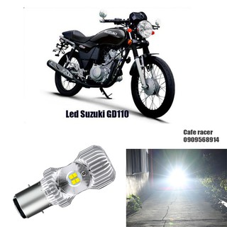 Đèn pha Led light siêu sáng Suzuki GD110 EN125 EN150 HJ125 honda SCR