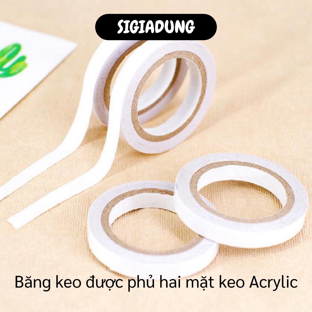 [SGD] Keo 2 Mặt - Băng Keo Giấy 2 Mặt Acrylic Dai, Bền, Bám Dính Tuyệt Vời 6556