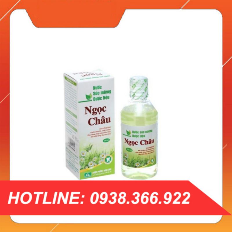Nước súc miệng dược liệu Ngọc Châu 350ml