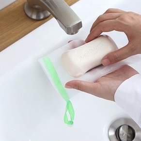 Túi lưới đựng xà phòng tạo bọt tiện lợi, túi dùng Treo xà Phòng, giữ xà phòng khô ráo, Thay thế bông tắm