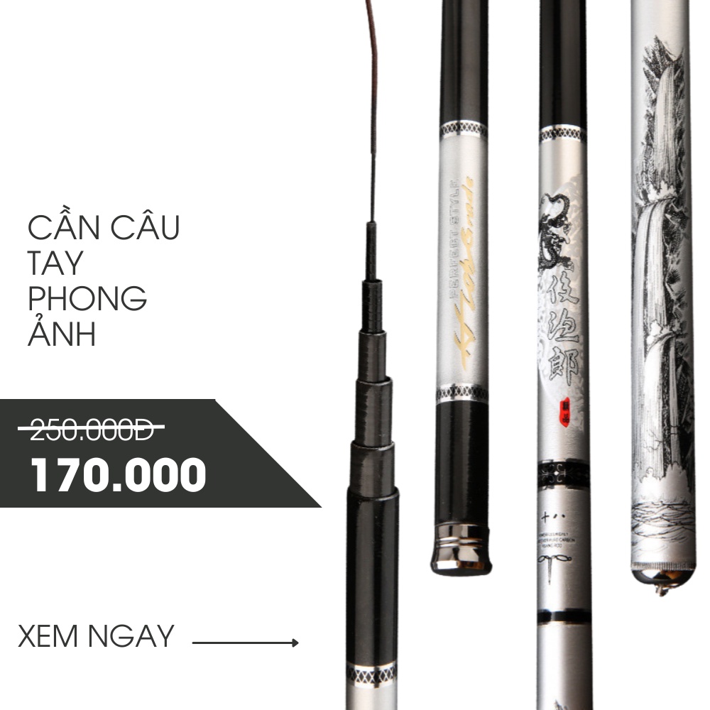 Cần Câu Tay Carbon Phong Ảnh Giá Giá Rẻ