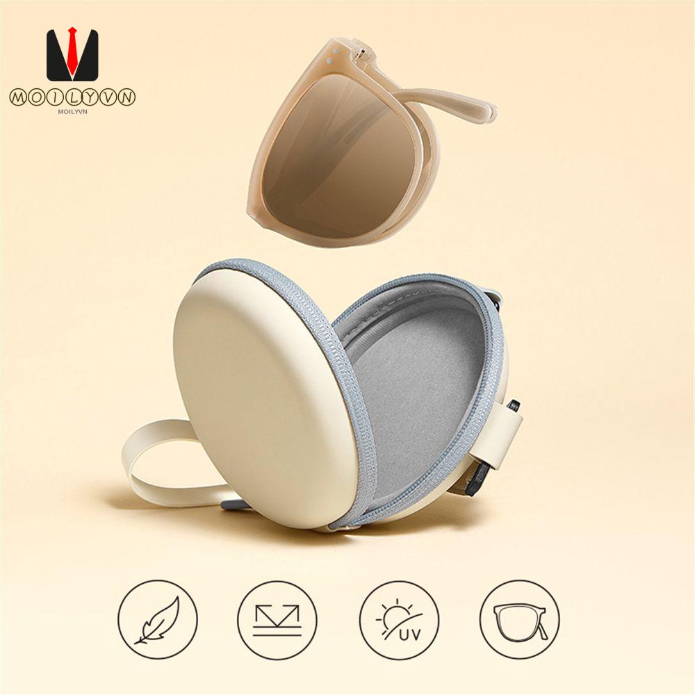 Kính mát TR90 gọng gấp gọn siêu nhẹ thời trang vintage cho nam và nữ